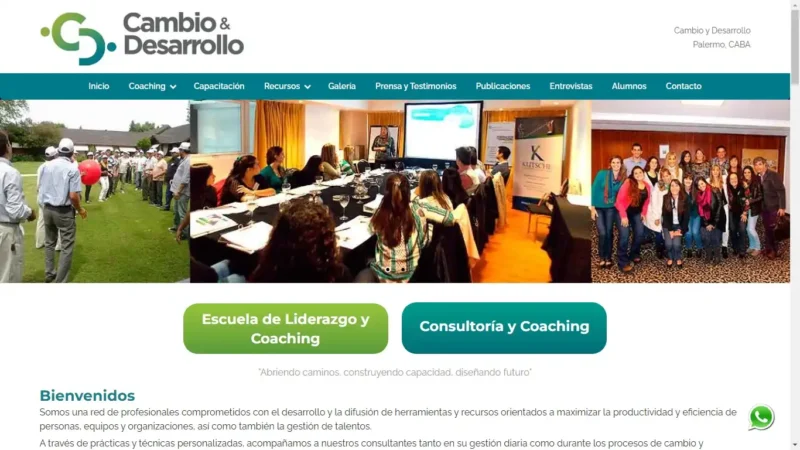 Diseño Web Cambio y Desarrollo