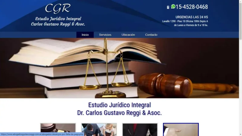 Diseño de Paginas Web para Estudio de Abogados